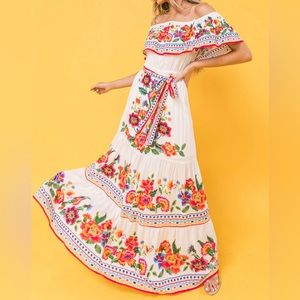 Flying Tomato Mexican Style Wedding Dress